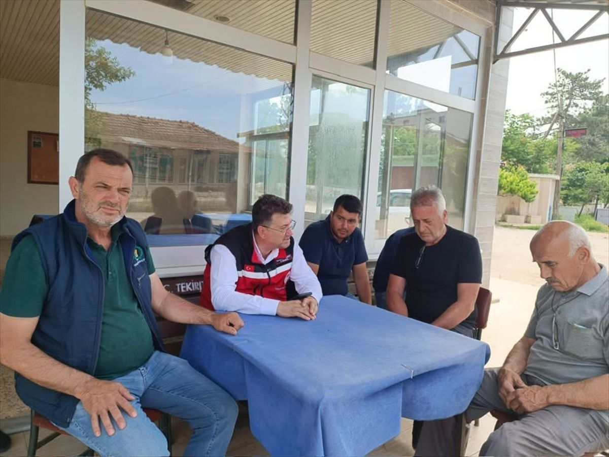 Tekirdağ Tarım ve Orman Müdürü Aksoy üreticilerle buluştu
