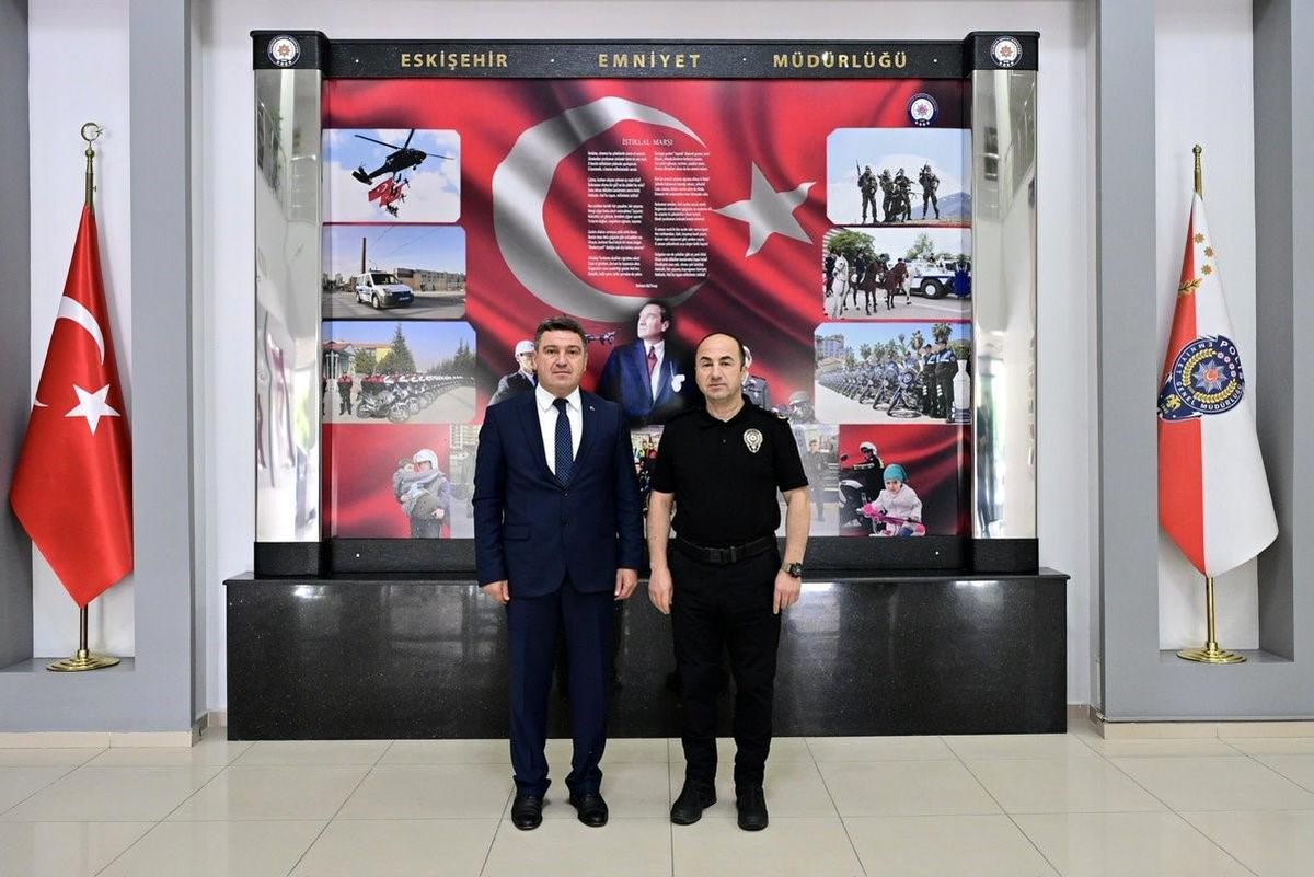 Yargıtay'a atanan Başsavcı Karakülah'tan Emniyet Müdürü Yılmaz'a veda ziyareti
