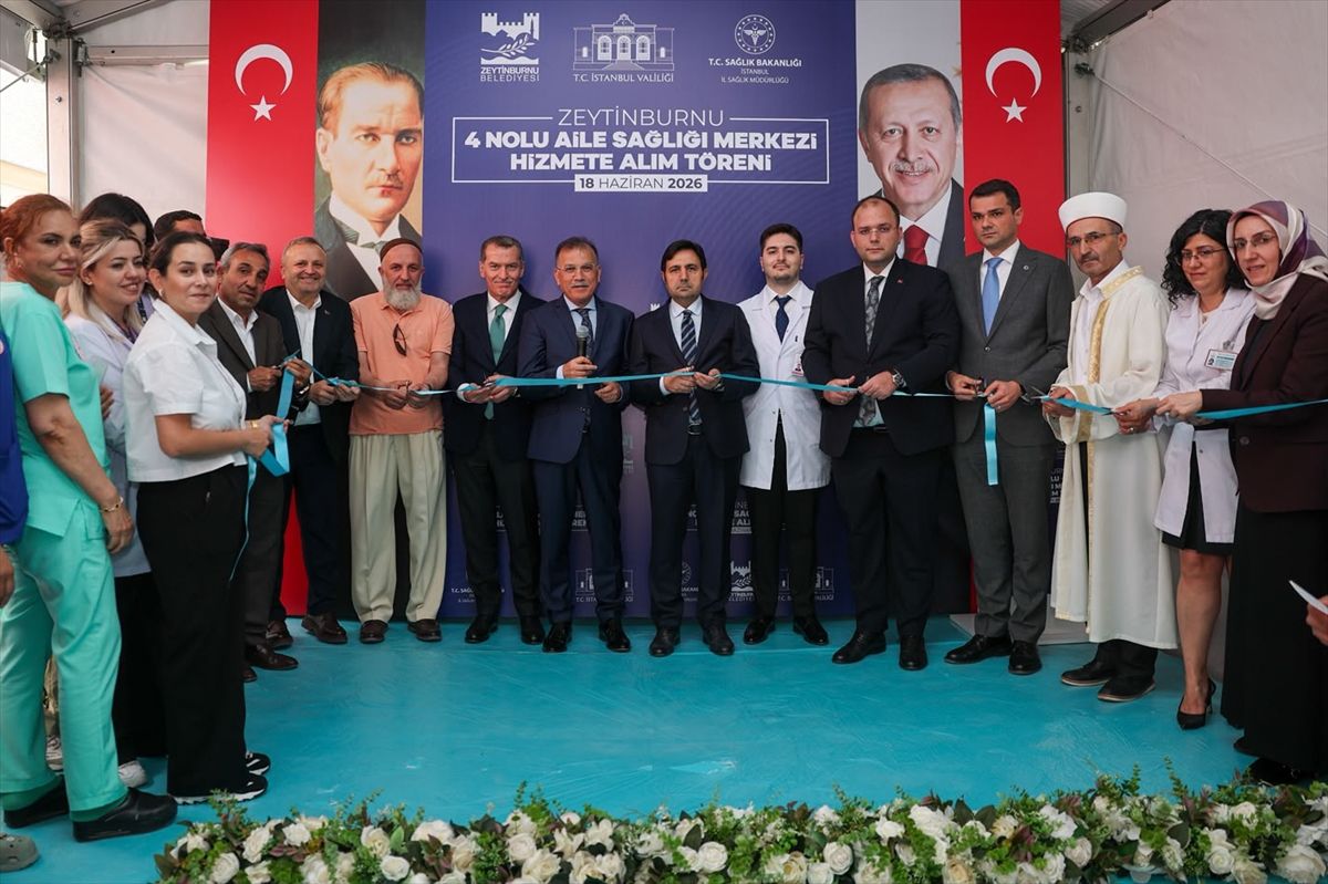 Zeytinburnu'nda Aile Sağlığı Merkezi törenle hizmete açıldı