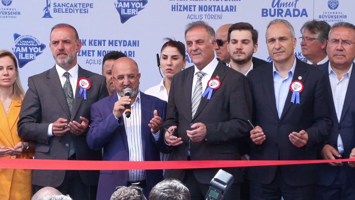 Sancaktepe'de toplu hizmet noktaları açıldı