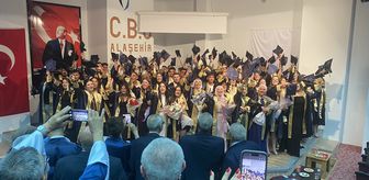 Alaşehir'de meslek yüksekokulundan mezun olan 170 öğrenci diplomalarını aldı
