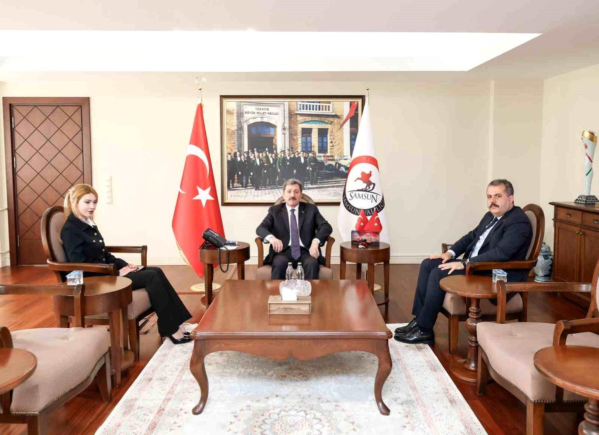 Ladik Kaymakamı Tuğçe Orhan ve Samsun Valisi Orhan Tavlı