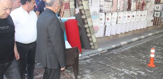 Beyşehir'de zabıtadan kaldırım işgali denetimi