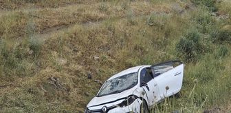 Bingöl'de otomobilin şarampole devrilmesi sonucu 1 kişi yaralandı