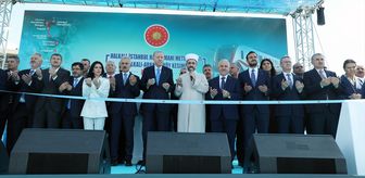 Cumhurbaşkanı Erdoğan: 69 kilometrelik metroyu tamamlayarak Türkiye’yi en uzun ve en hızlı metro hattıyla buluşturuyoruz