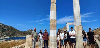 Datçalı öğrenciler Knidos'u 'Tarihin İzlerinde' etkinliğiyle keşfetti