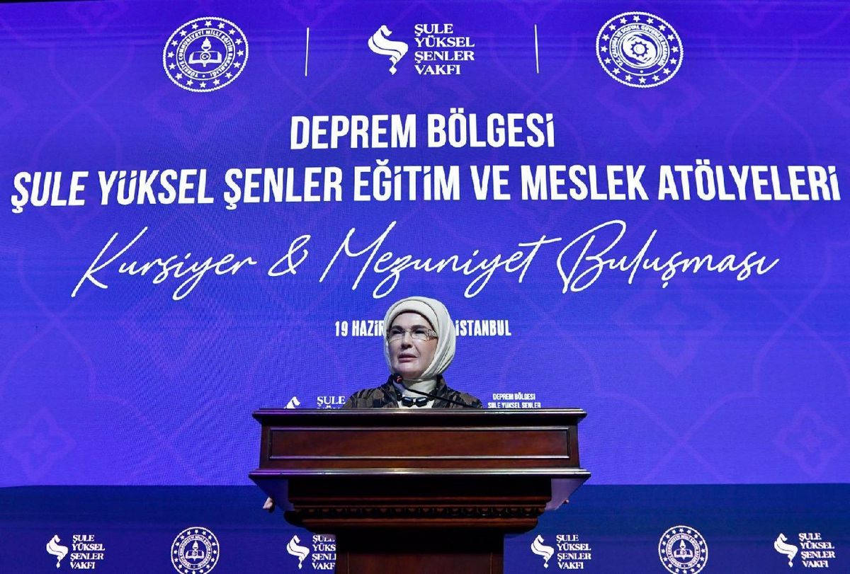 Emine Erdoğan: Kadınların Ekonomik Hayata Katılması Afet Sonrası Toparlanmada Büyük Önem Taşıyor