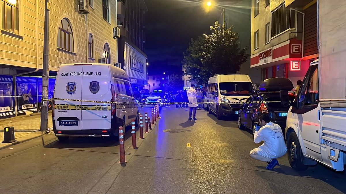 Eyüpsultan'da otoparka silahlı saldırı sonrası polis incelemesi