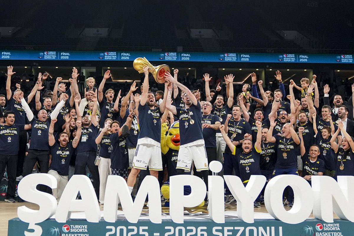 Fenerbahçe Beko, üst üste 3. kez şampiyon