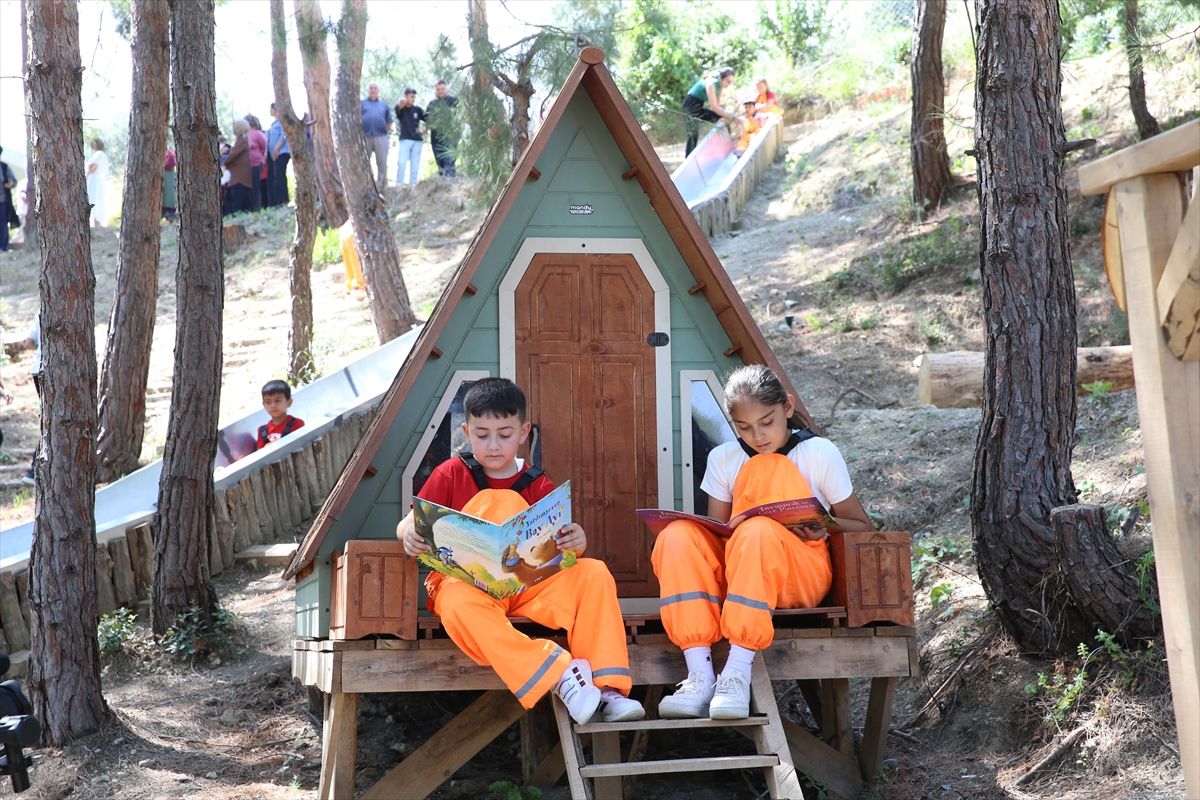 Hatay'da orman ve doğa okulu atölyeleri açıldı