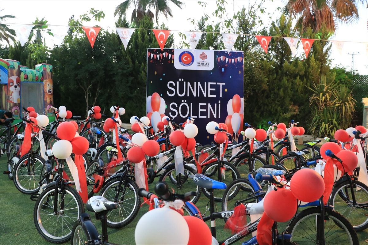 Kilis'te 25 çocuk için geleneksel sünnet şöleni düzenlendi