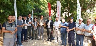 Mersin'de 400 kınalı keklik doğaya bırakıldı