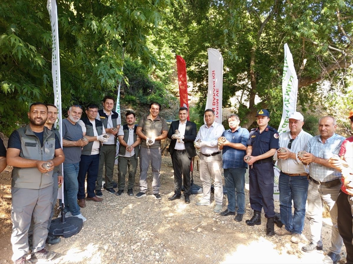 Mersin'de 400 kınalı keklik doğaya bırakıldı