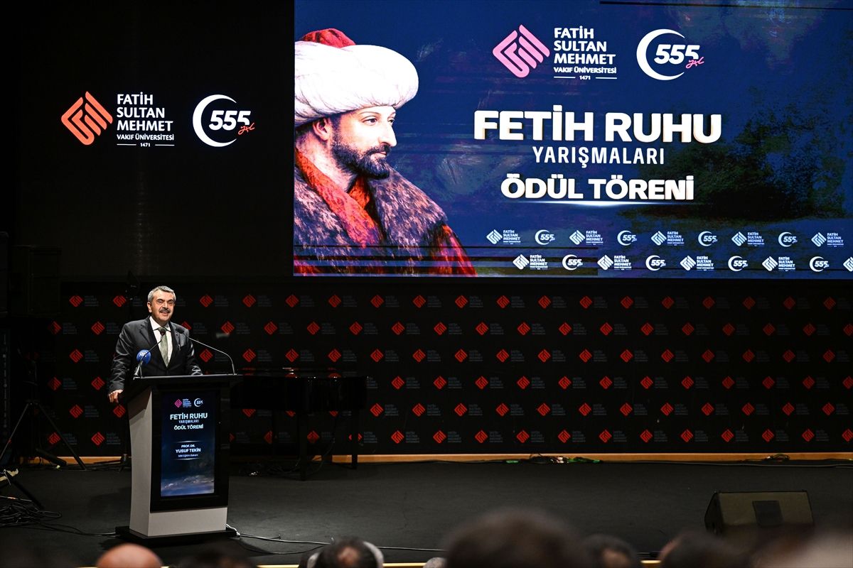 Milli Eğitim Bakanı Tekin 'Fetih Ruhu Yarışmaları Ödül Töreni'nde konuştu Açıklaması