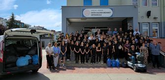 Samsun'da 'mavi kapak kampanyası' düzenlendi