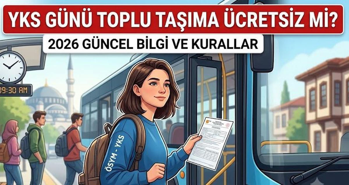 YKS sınavı günü toplu taşıma araçları ve ulaşım durumu