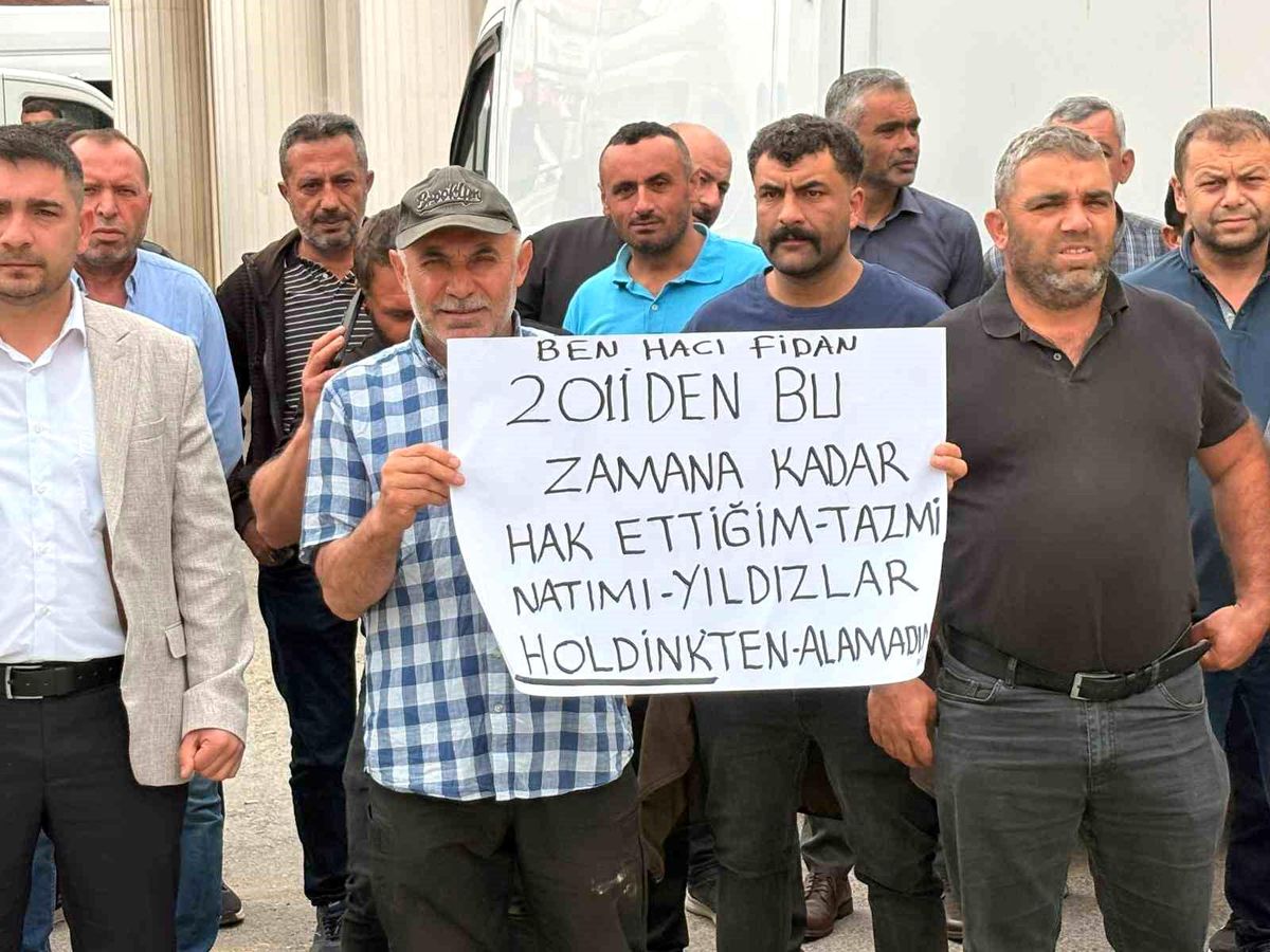 Yozgat Akdağmadeni'nde maden işçilerinin maaş eylemi