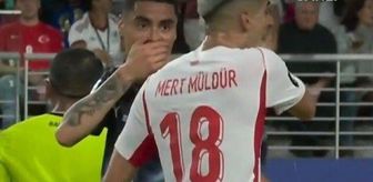 Almiron neden kırmızı kart gördü? Almiron Mert Müldür’e ne dedi? Paraguay 10 kişi mi kaldı?
