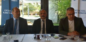 Anahtar Partili İşcan ve Yalçın, Gümüşhane'de temaslarda bulundu