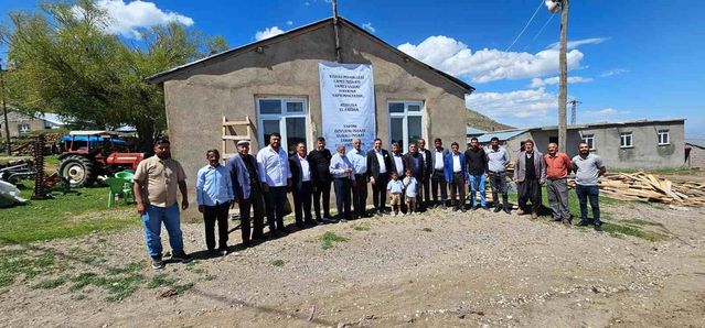 Aydınlar’da taziye evi ve caminin temeli dualarla atıldı