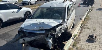 Balıkesir'de iki otomobilin çarpıştığı kazada 1 kişi yaralandı