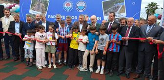 Beşikdüzü'nde 4 çocuk parkı hizmete açıldı