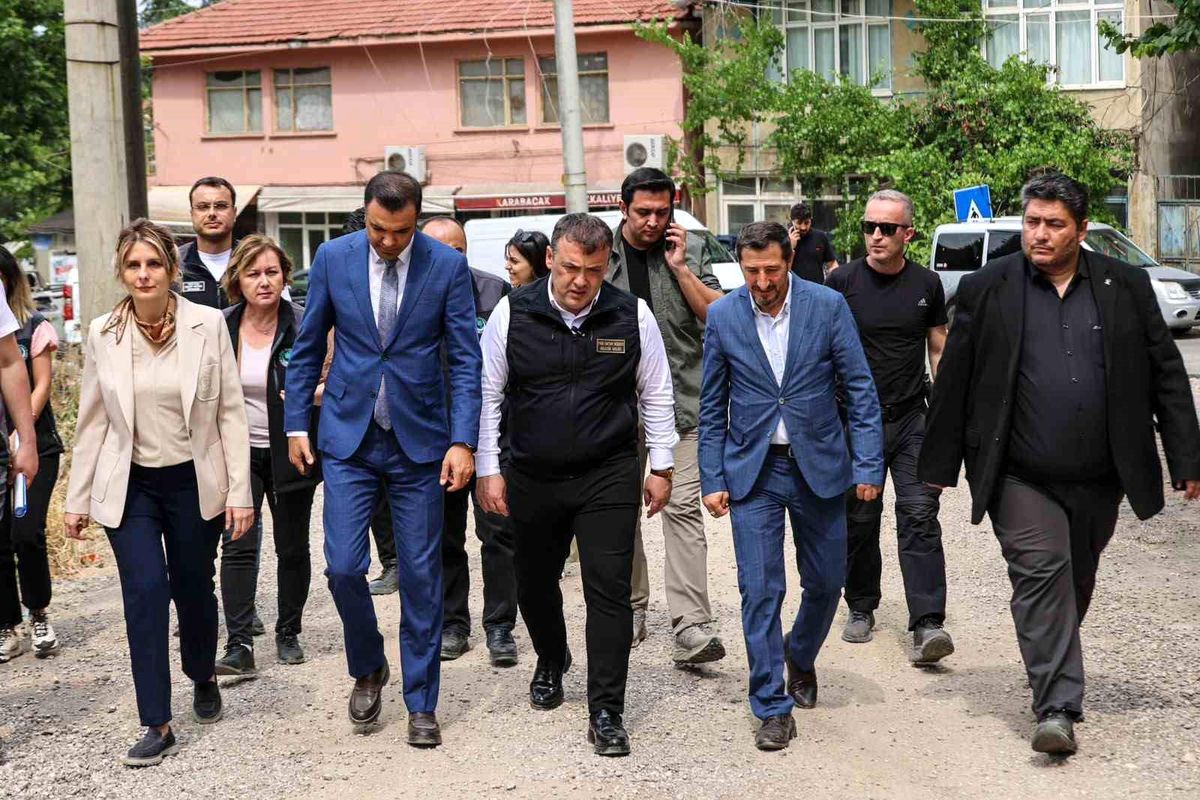 Bilecik Söğüt'te tamamlanan altyapı yatırımını gösteren temsilci bir fotoğraf.