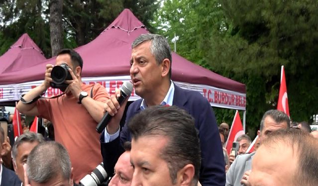 CHP Grup Başkanı Özgür Özel Burdur’da