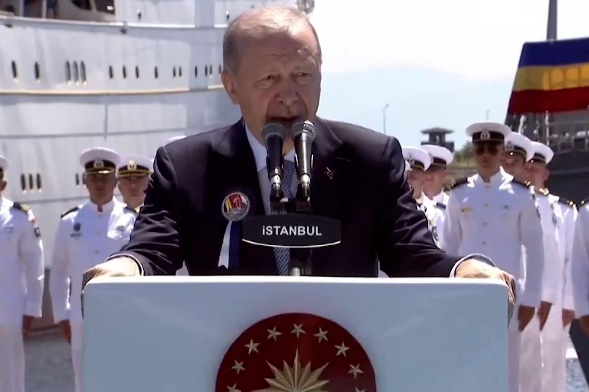 Cumhurbaşkanı Erdoğan: Türkiye, tarihinde ilk kez bir NATO ve AB üyesi ülkeye savaş gemisi ihraç etti
