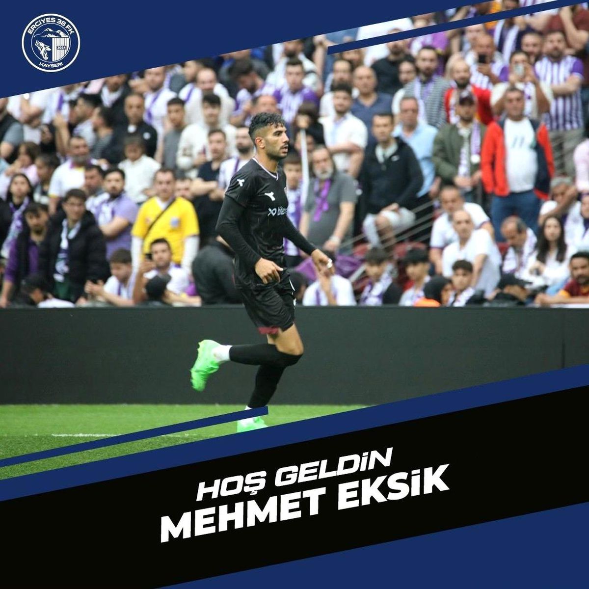 Erciyes 38 Futbol Spor Kulübü'nün yeni transferi Mehmet Eksik