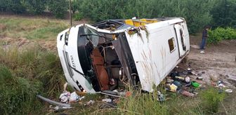 Isparta'da tur otobüsünün devrildiği kazada 5 kişi öldü, 25 kişi yaralandı