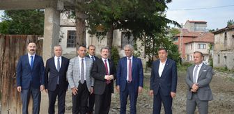 Kültür ve Turizm Bakan Yardımcısı Alpaslan, Havza ilçesinde selde zarar gören konakları inceledi