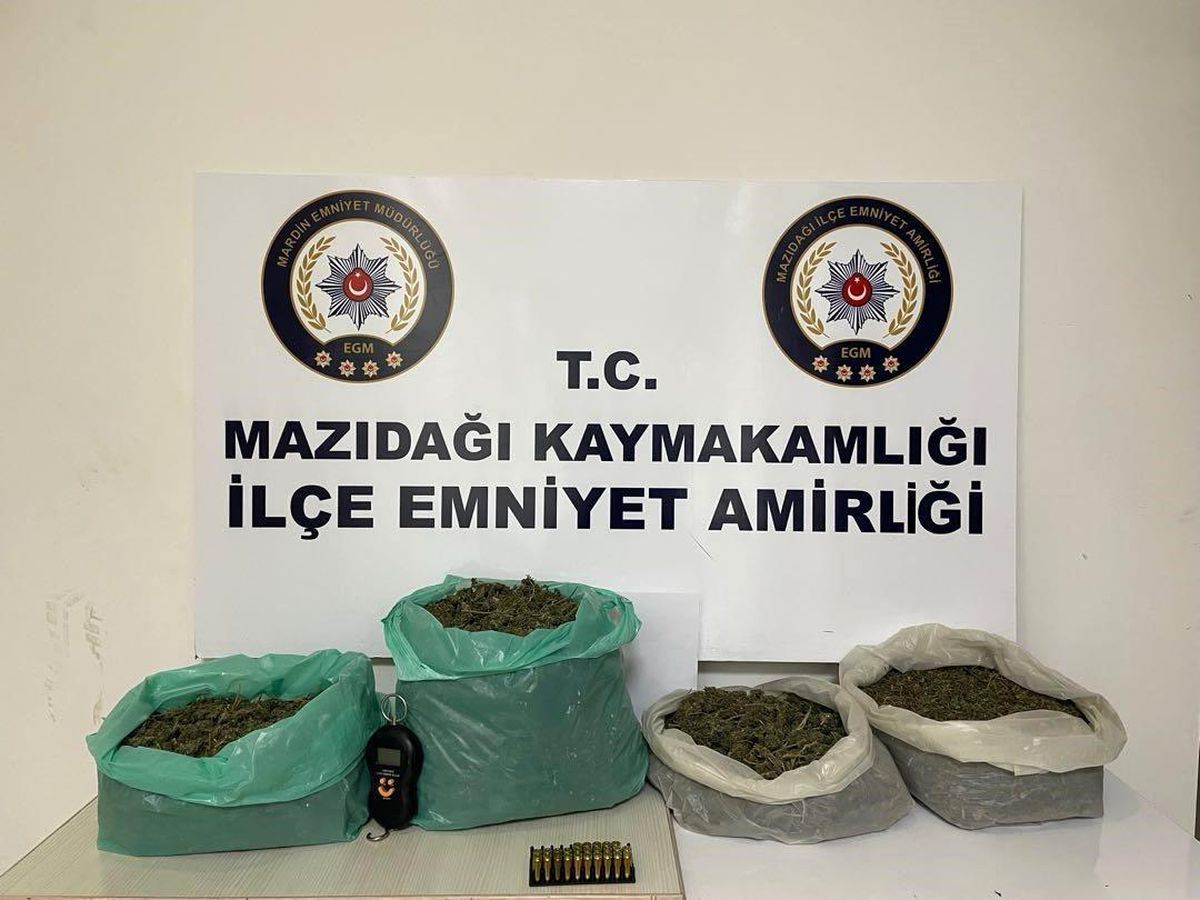 Mardin'de 4 kilo 636 gram uyuşturucu ele geçirildi: 2 gözaltı