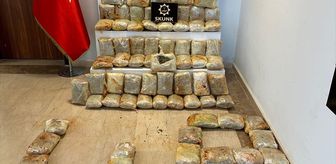 Muş'ta 60 kilogram uyuşturucu ele geçirildi