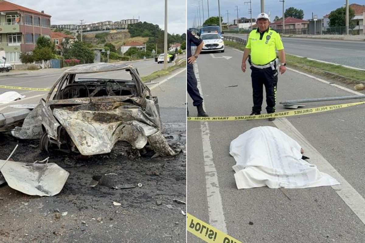 Refakatçi olarak hastaneye giderken feci son