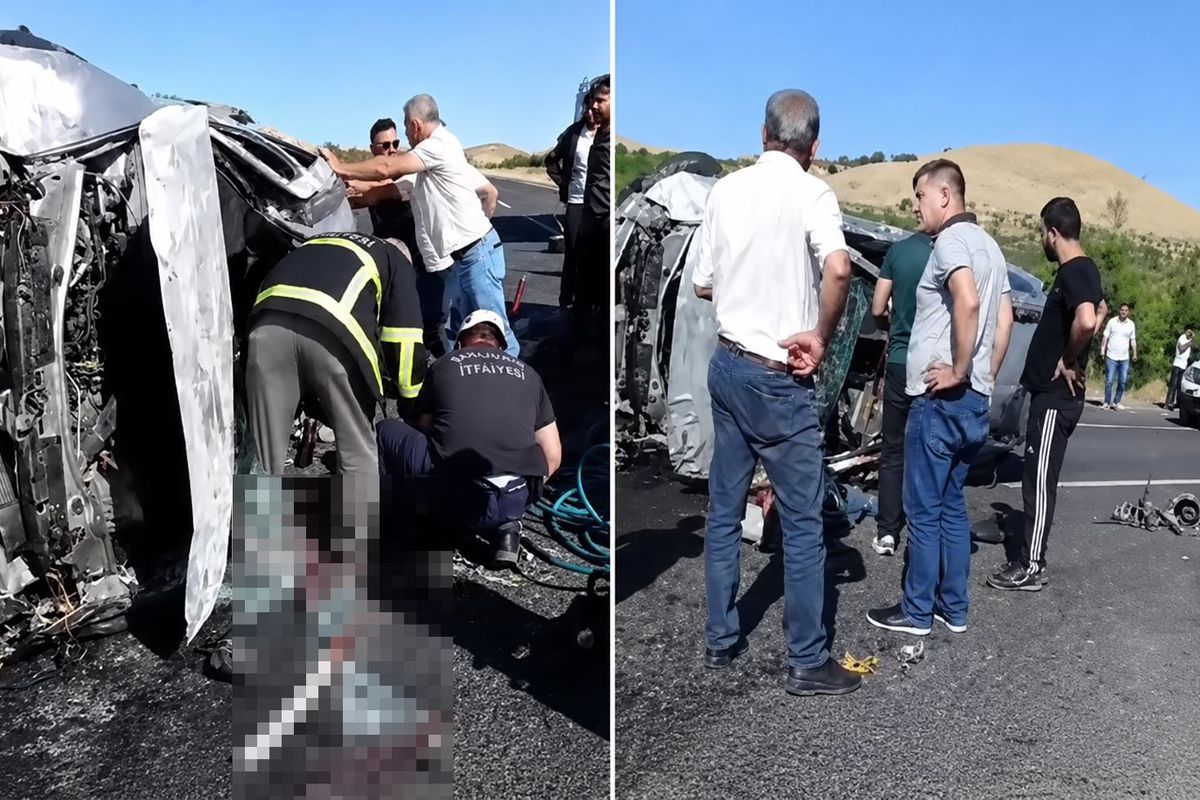 Mesai bitimi eve dönen işçilerin aracı kaza yaptı, 2 kişi hayatını kaybetti