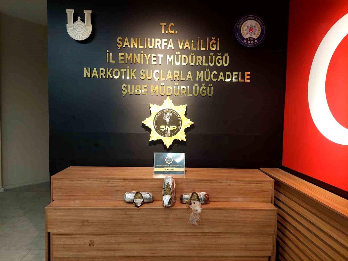 Şanlıurfa'da uyuşturucu operasyonu: 1 tutuklama