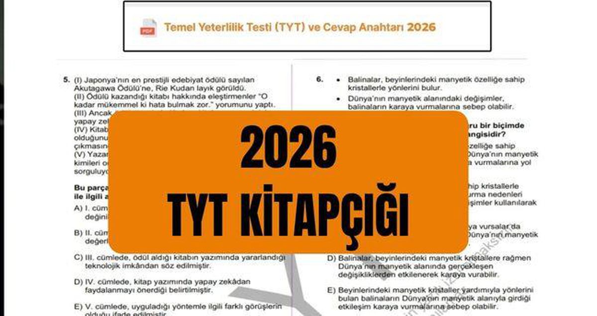 2026 TYT sınavı sonrası adayların soru kitapçığı ve cevap anahtarı beklentisi.