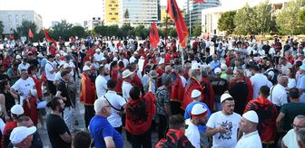 Arnavutluk'ta Turizm Projesi Protestoları 22 Gündür Sürmekte
