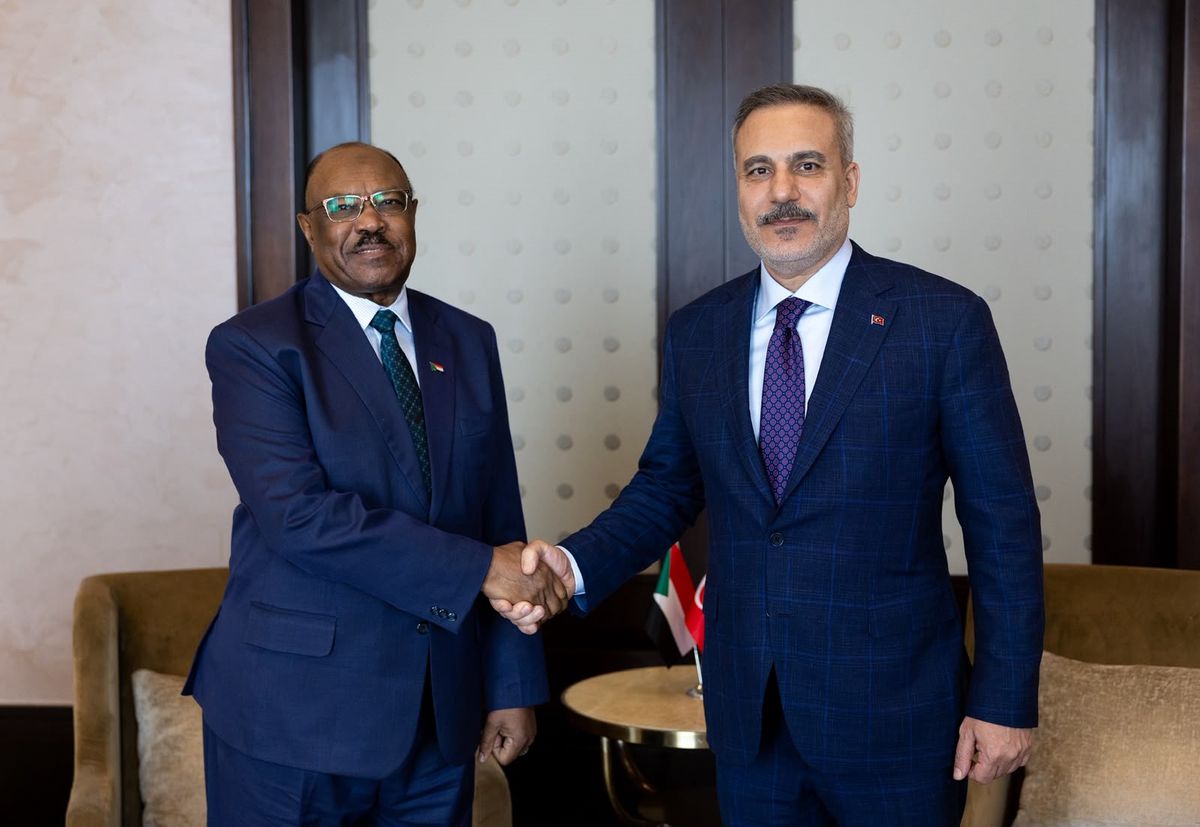 Bakan Fidan, Sudanlı mevkidaşı Salem ile bir araya geldi