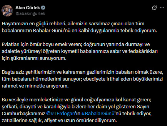 bakan gurlekten babalar gunu m 50532295 7413 1 m