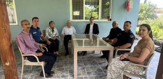 Kaymakam Tutar'dan şehit babasına Babalar Günü ziyareti