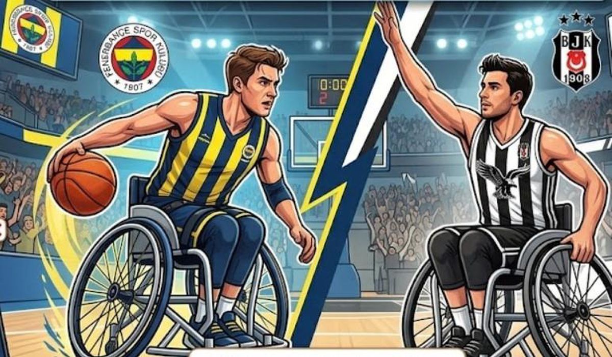 Fenerbahçe ve Beşiktaşlı tekerlekli sandalye basketbol oyuncuları