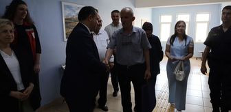 Vize Kaymakamı şehit ailesini ziyaret etti, altyapı çalışmaları incelendi