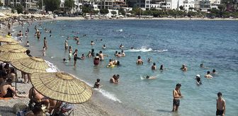 Muğla'da sıcak hava nedeniyle sahillerde yoğunluk yaşanıyor