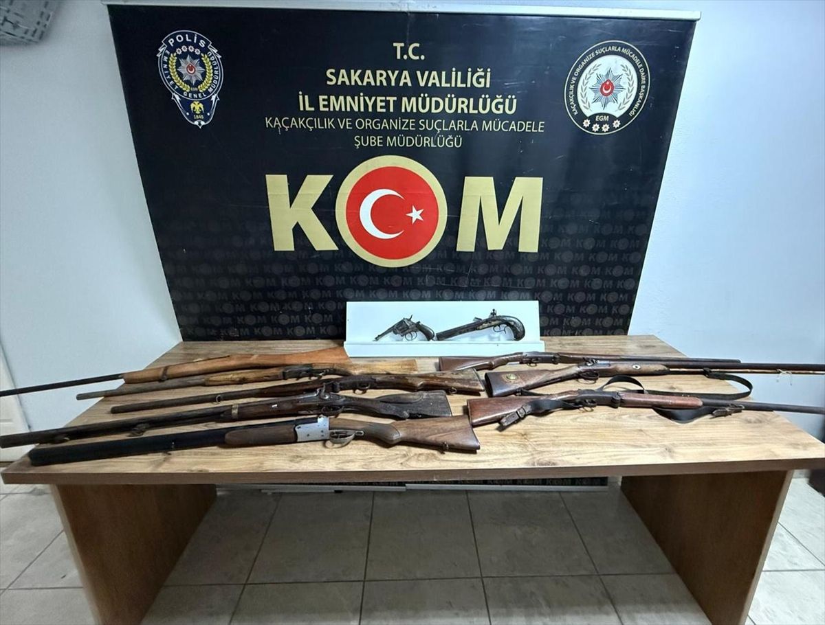 Sakarya'da silah kaçakçılığı operasyonunda 1 zanlı yakalandı