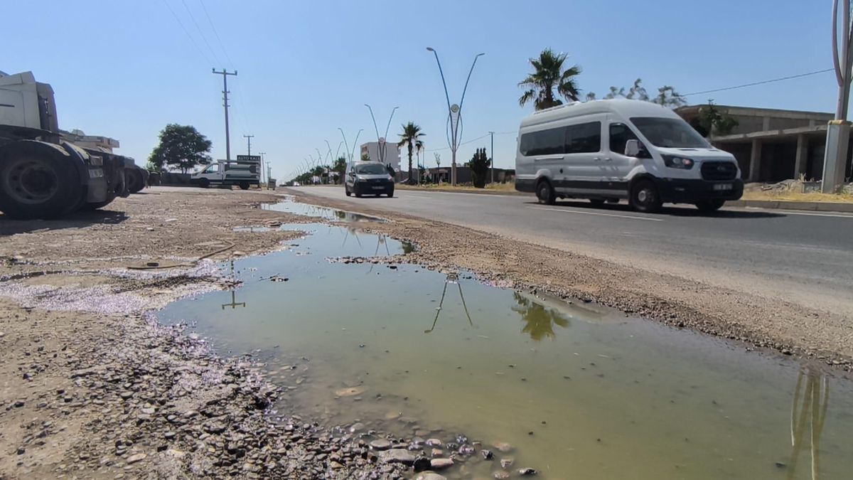 Silopi'de kanalizasyon suları 6 yıldır İpek Yolu Bulvarı'na