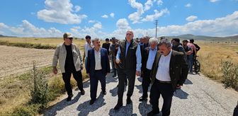 TZOB Genel Başkanı Bayraktar, tarım arazilerinde incelemelerde bulundu Açıklaması