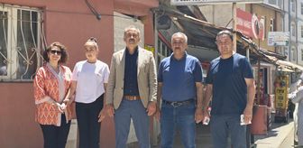 Vali Bozkurt yangında evi zarar gören vatandaşı ziyaret etti