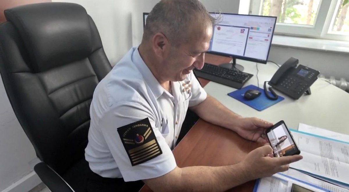 Yozgat'ta jandarma personeline 'Babalar Günü' sürprizi